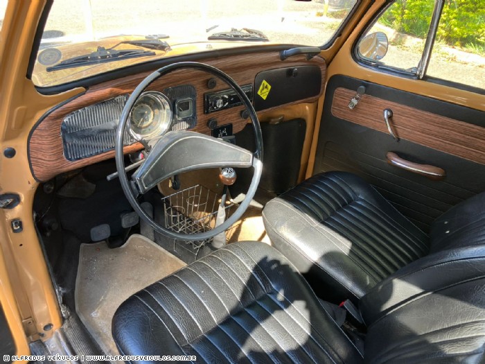 X RARIDADES FUSCA 1500 PLACA PRETA 1974/1974